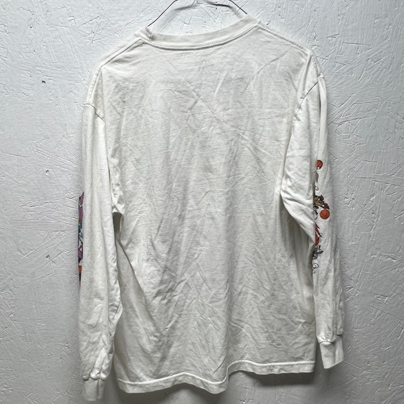 Rare VTG SPACE JAM Tune Squad Monstars Looney Tunes Long Sleeve T Shirt 90s SZ M - Picture 4 of 6